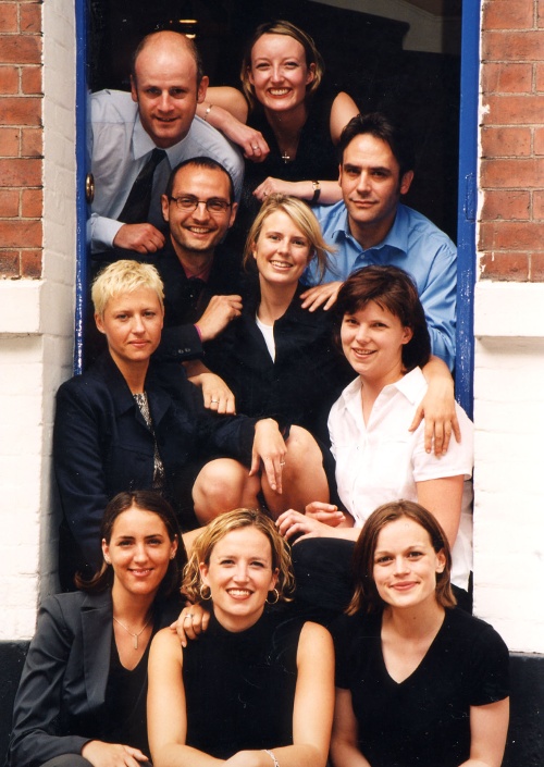 Old photo of the Redbrick team